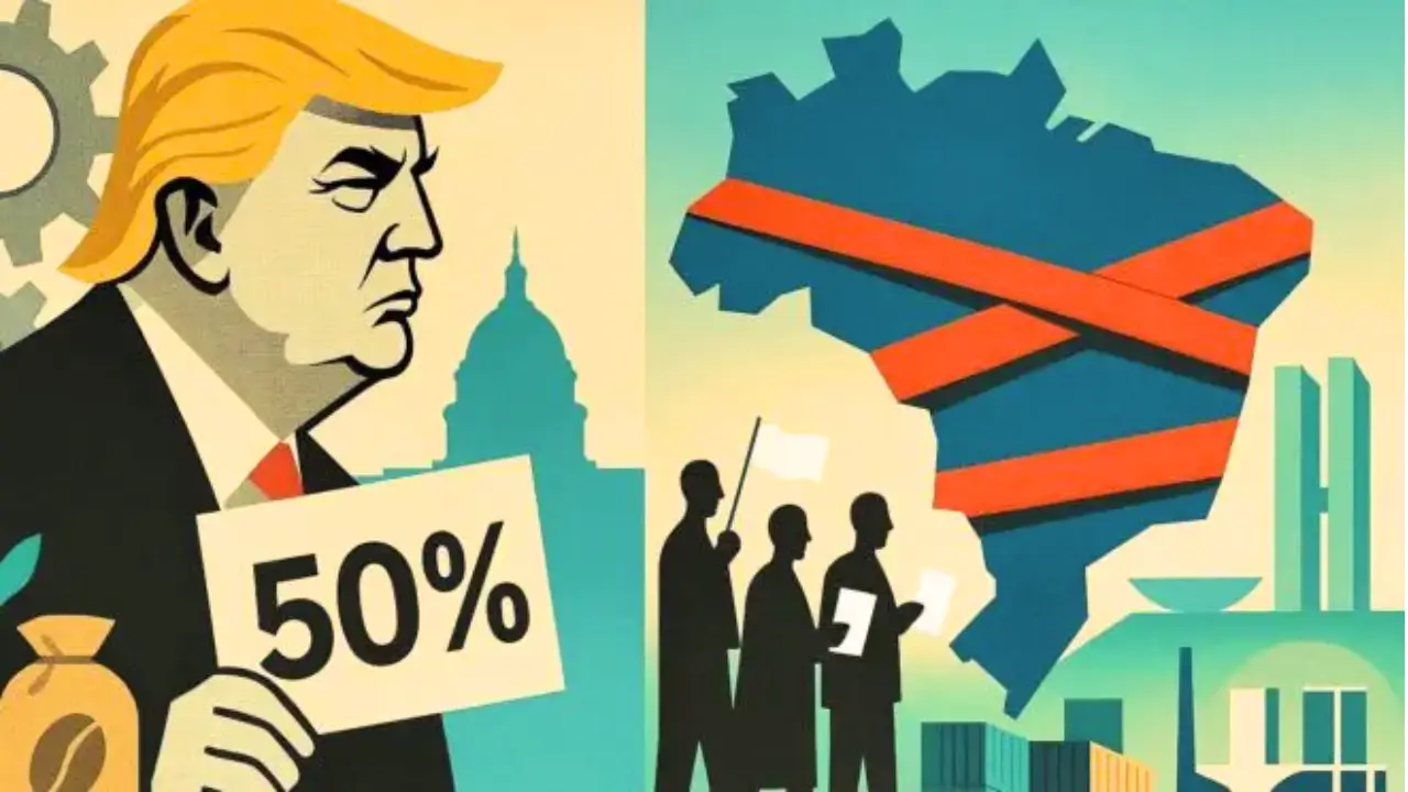 Tarifaço: Entenda de Uma Vez por Todas o Que Está por Trás da Nova Tensão Econômica Entre Brasil e Estados Unidos em 2025
